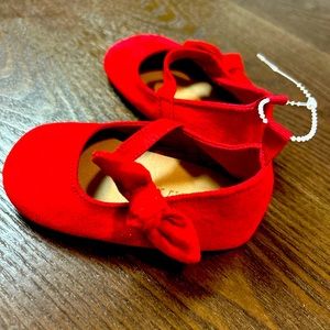Red baby girl shoes ❤️ 6-12 months